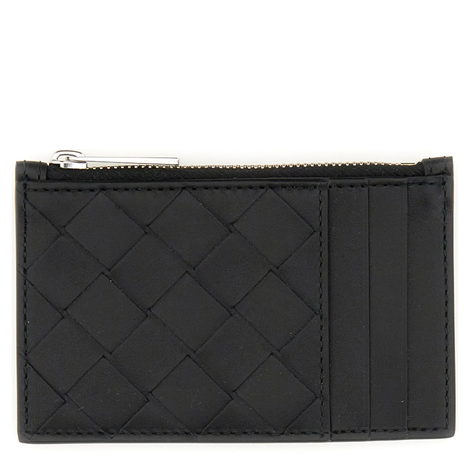 WOVEN CARD HOLDER WITH ZIPPER