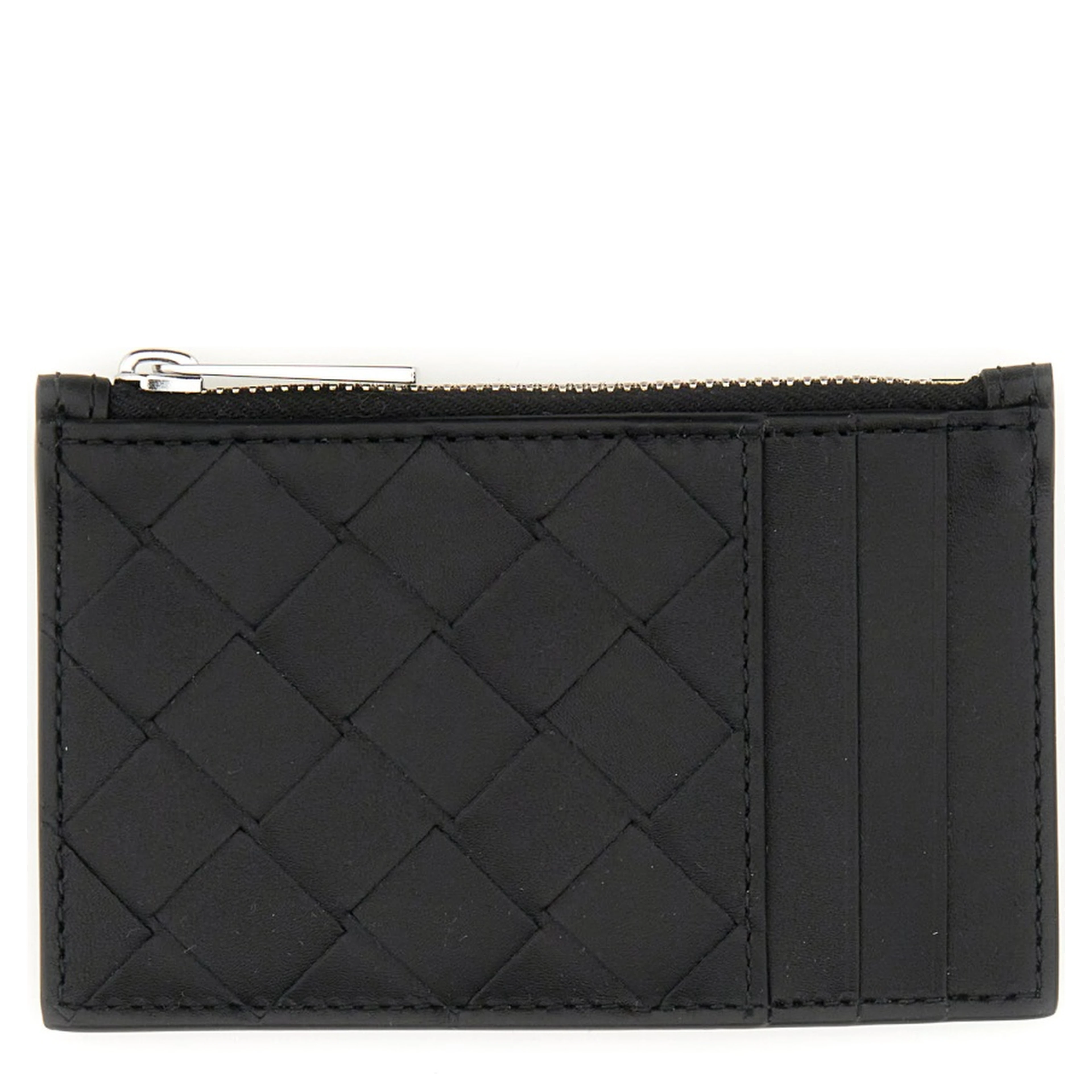 WOVEN CARD HOLDER WITH ZIPPER