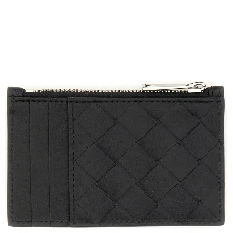 WOVEN CARD HOLDER WITH ZIPPER
