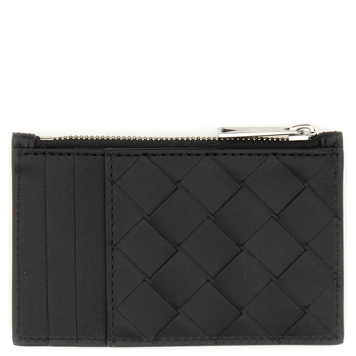 WOVEN CARD HOLDER WITH ZIPPER
