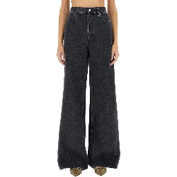 WIDE LEG DENIM PANTS