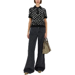 WIDE LEG DENIM PANTS