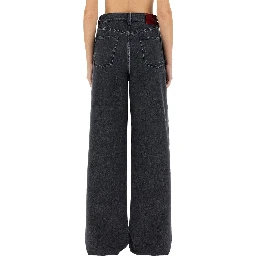 WIDE LEG DENIM PANTS