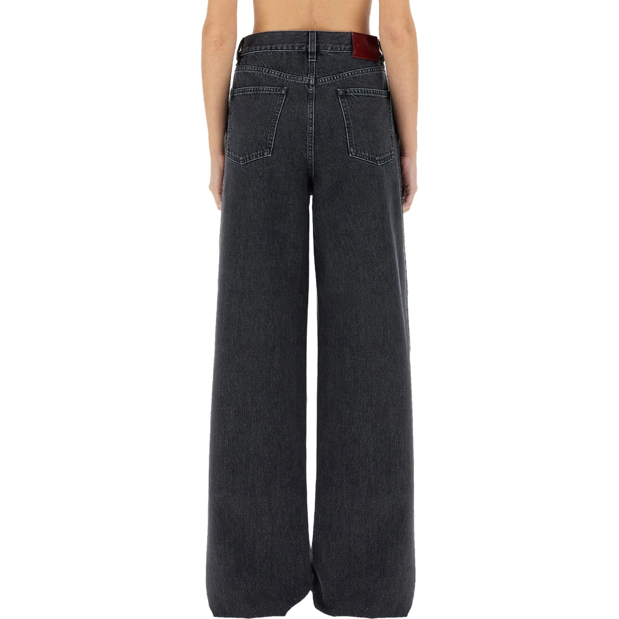 WIDE LEG DENIM PANTS