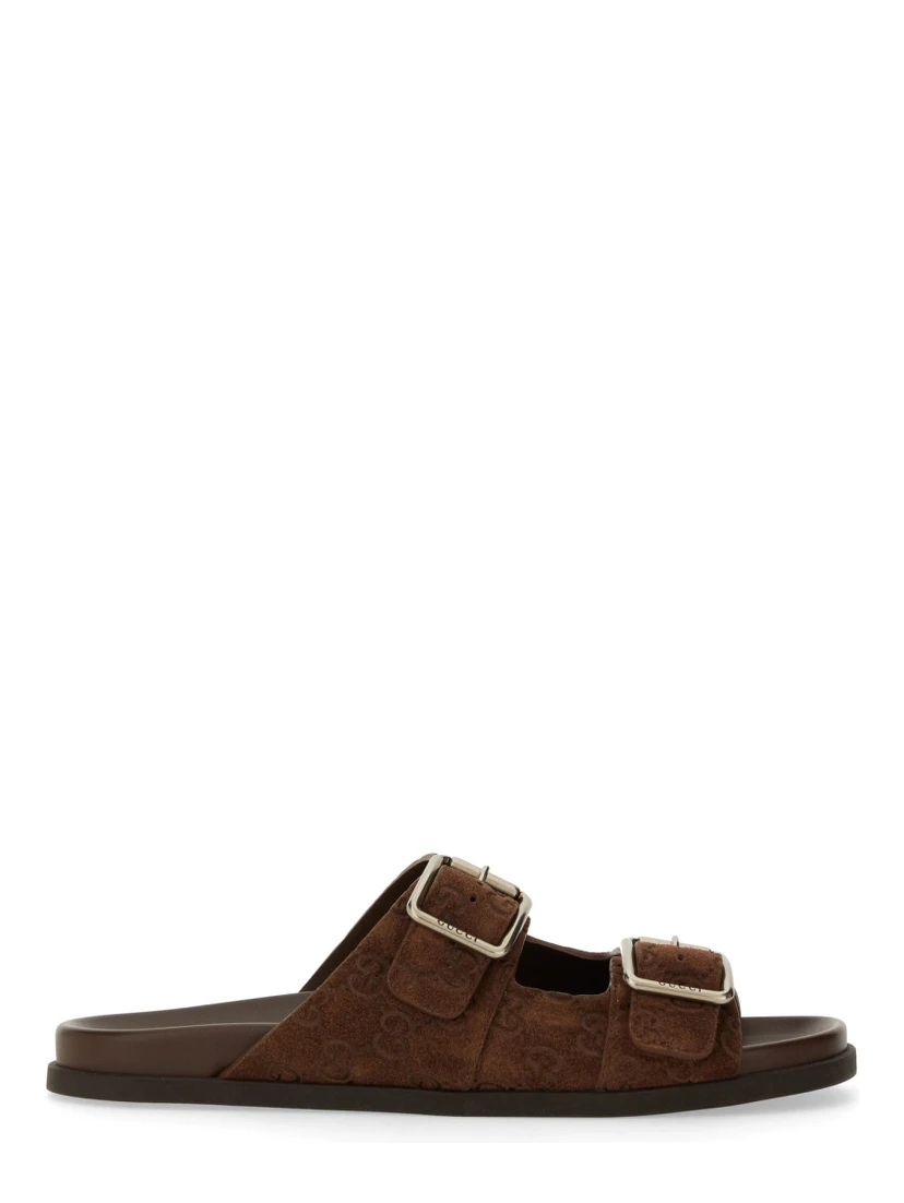 LEATHER SLIDER SANDAL
