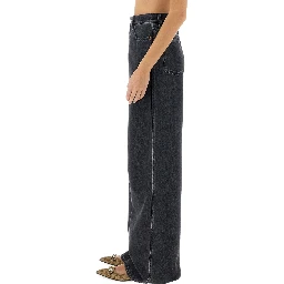 WIDE LEG DENIM PANTS