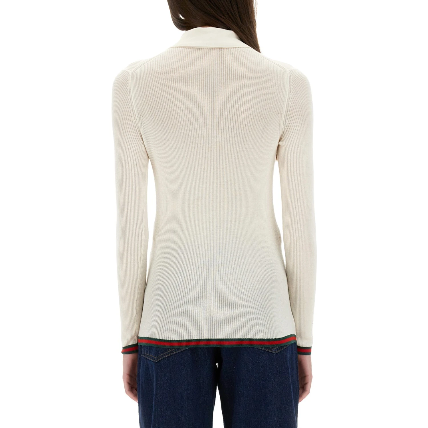 CASHMERE AND SILK POLO SHIRT