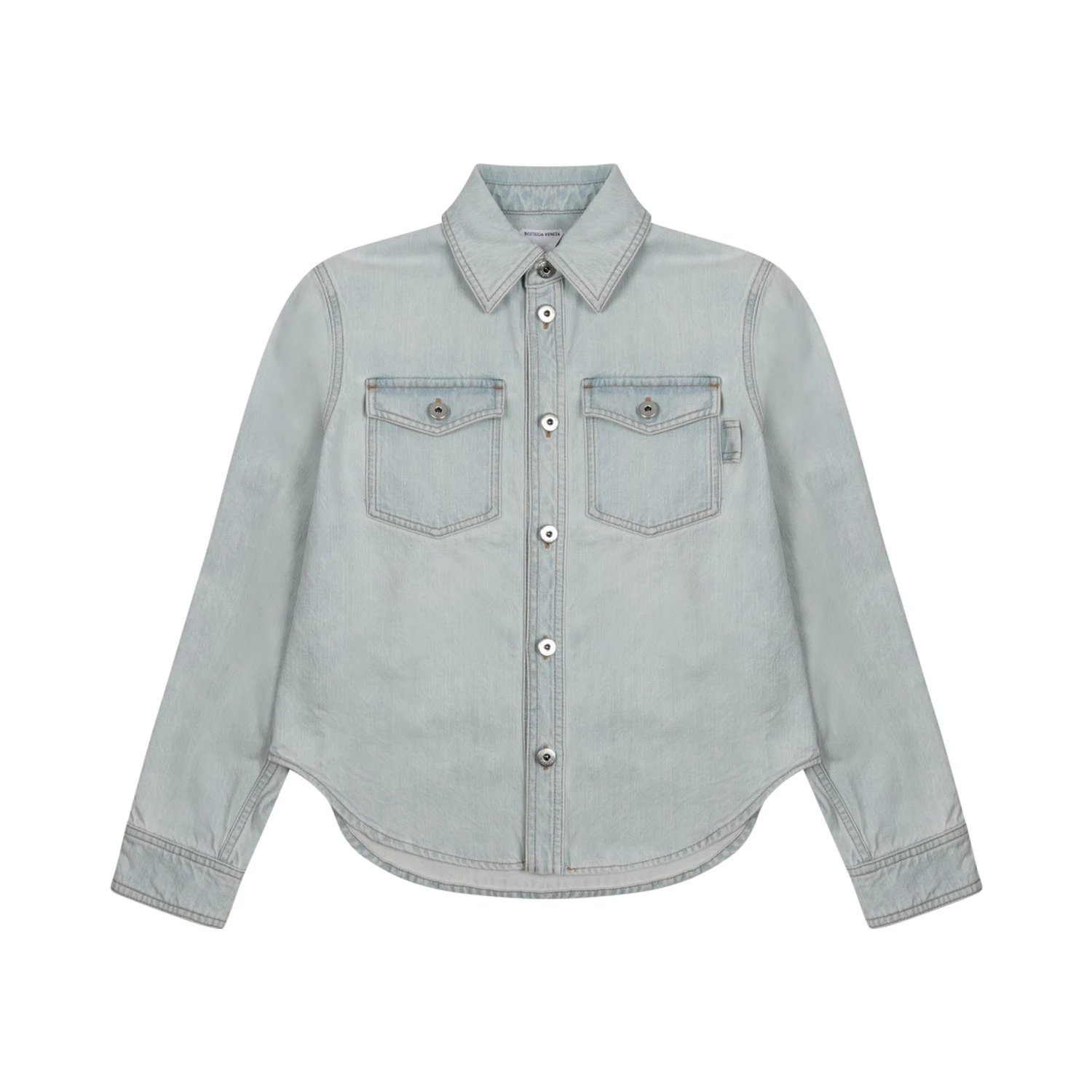 "EXTRA BLEACH" DENIM SHIRT