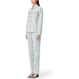 "EXTRA BLEACH" DENIM SHIRT