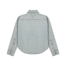 "EXTRA BLEACH" DENIM SHIRT