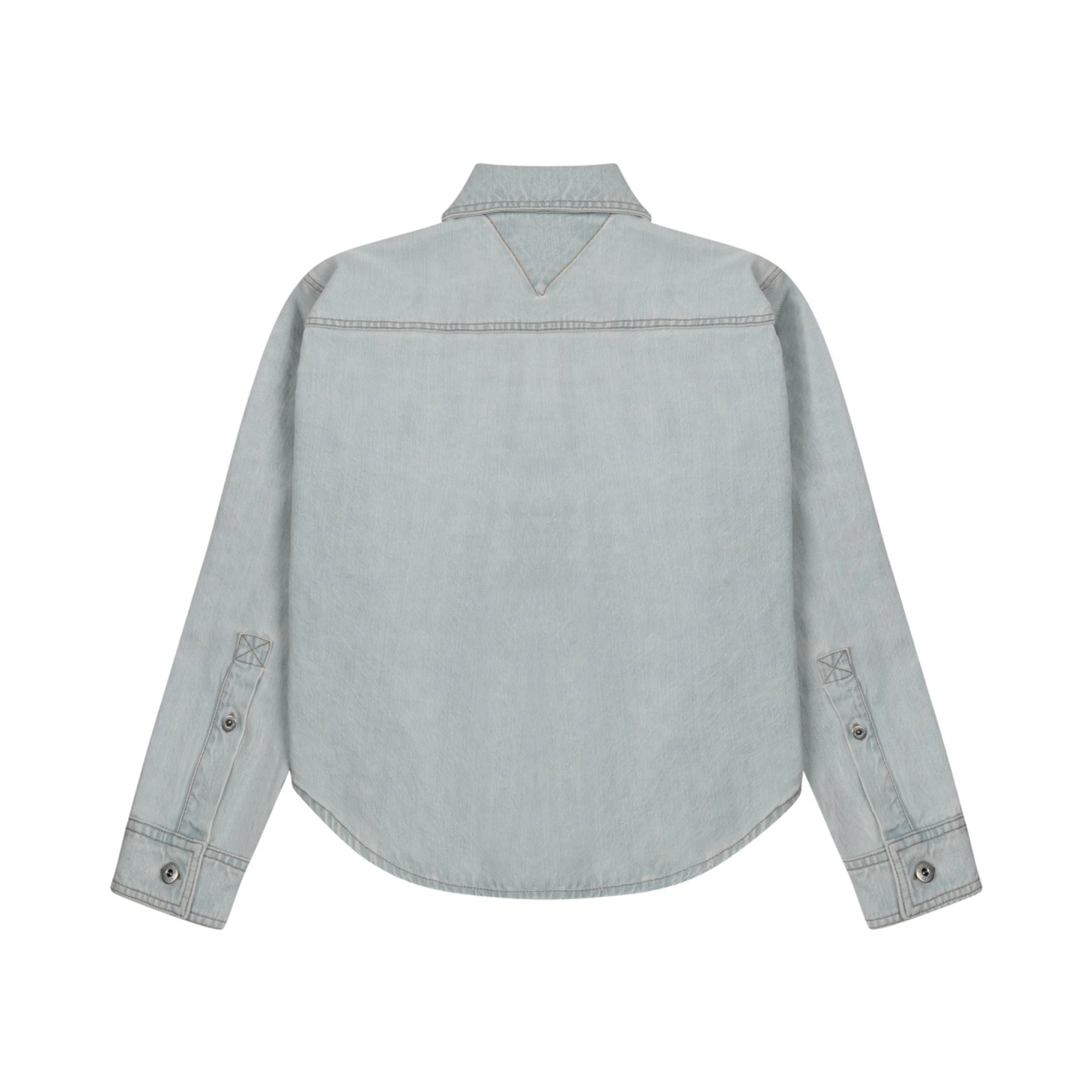 "EXTRA BLEACH" DENIM SHIRT