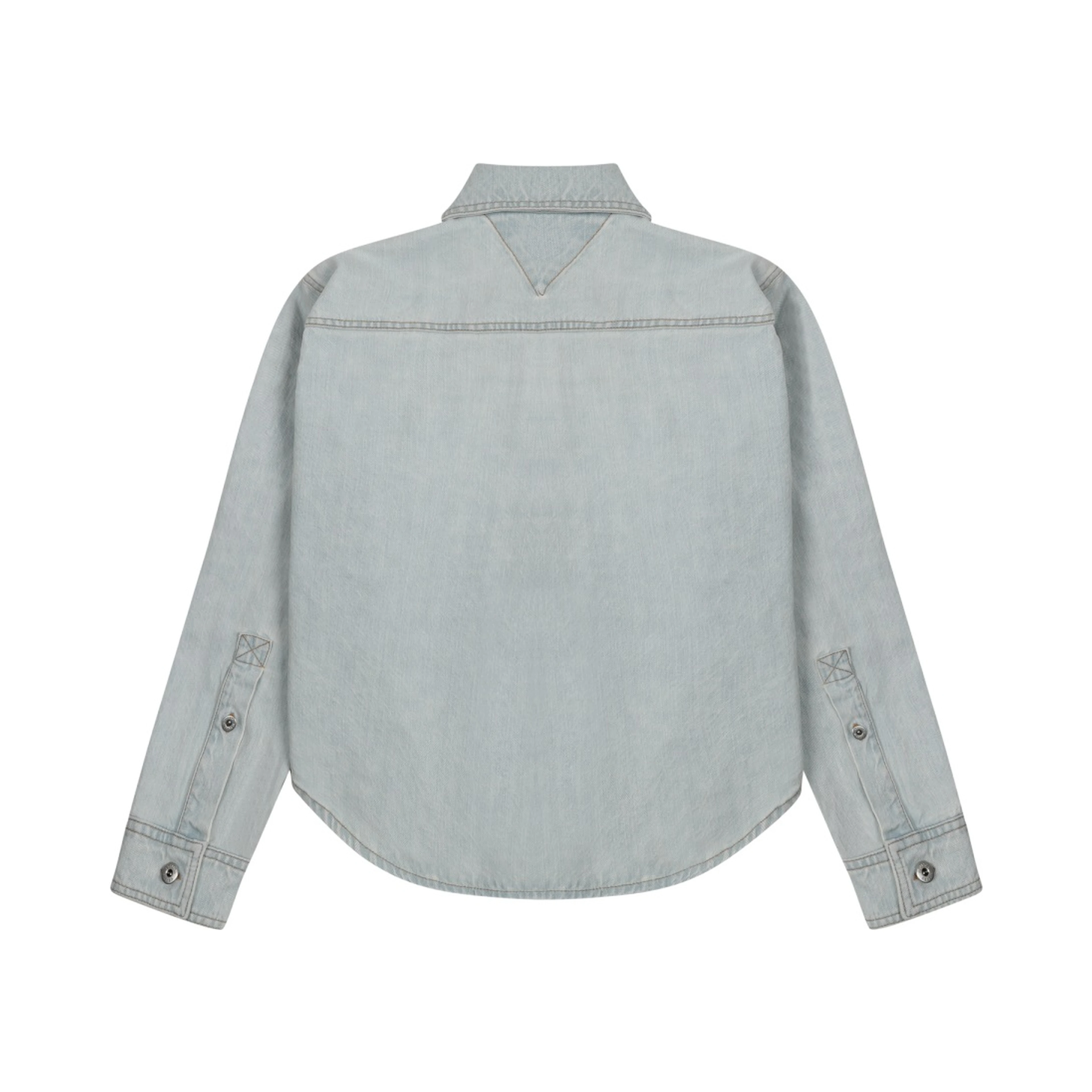 "EXTRA BLEACH" DENIM SHIRT