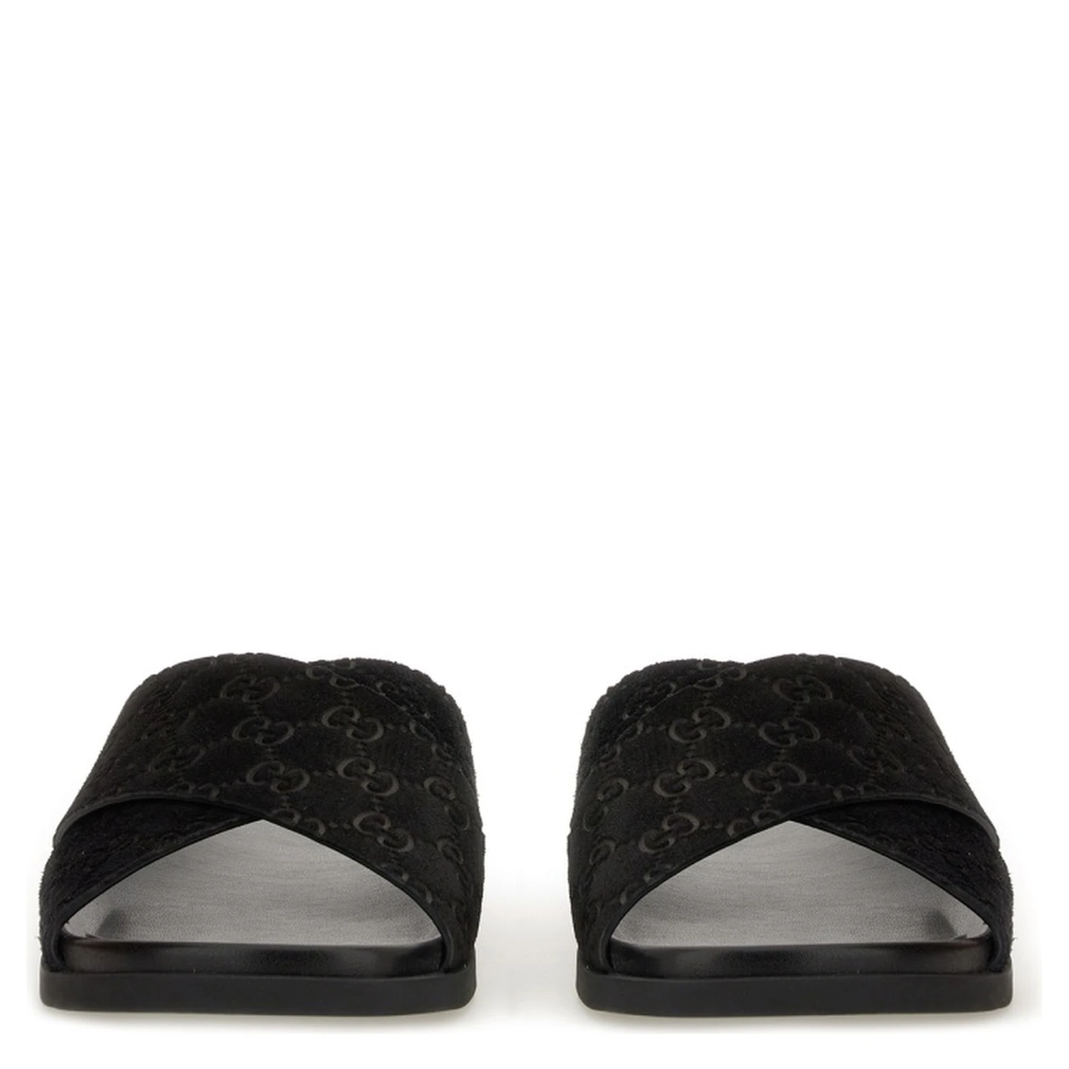 SANDAL SLIDER WITH GG PATTERN
