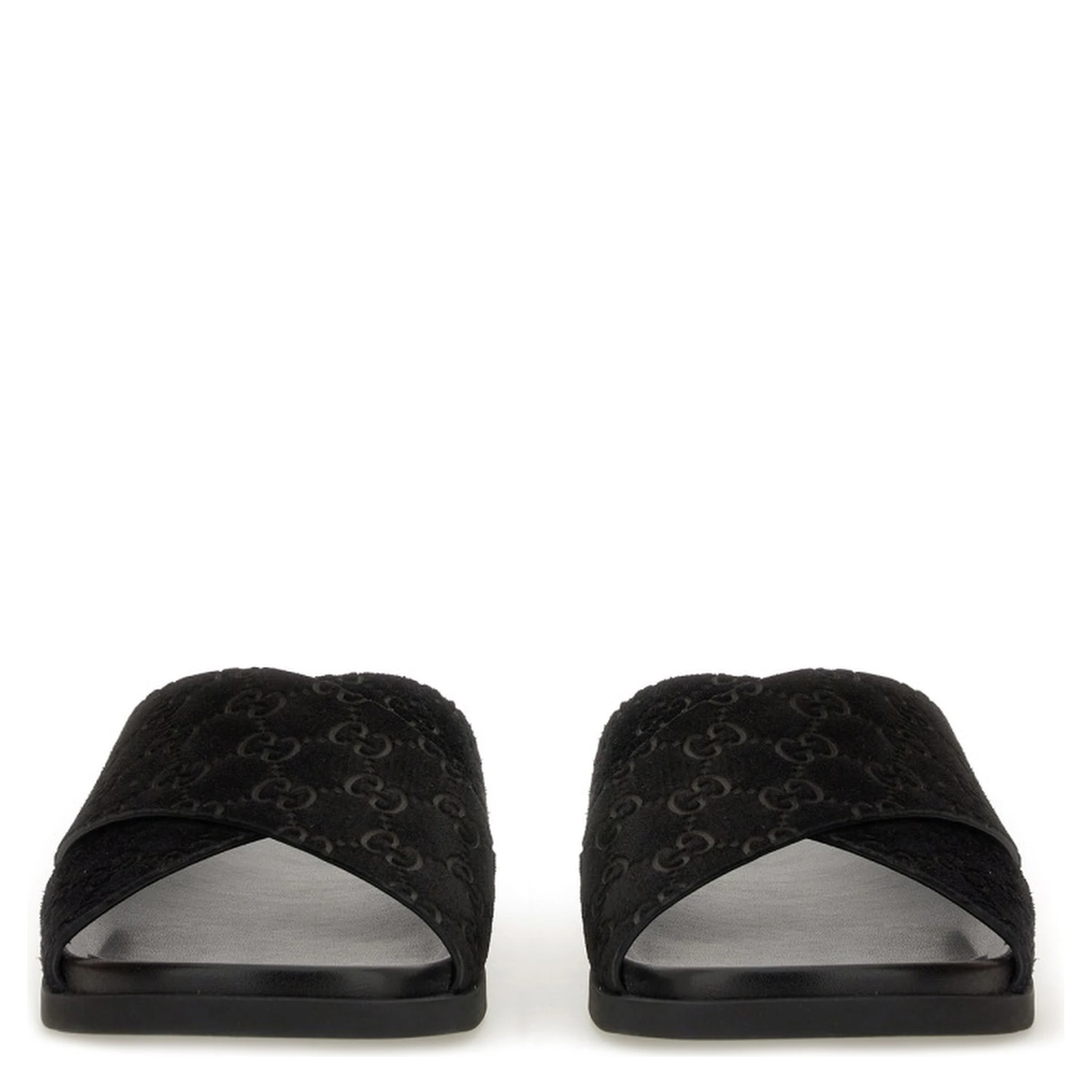 SANDAL SLIDER WITH GG PATTERN
