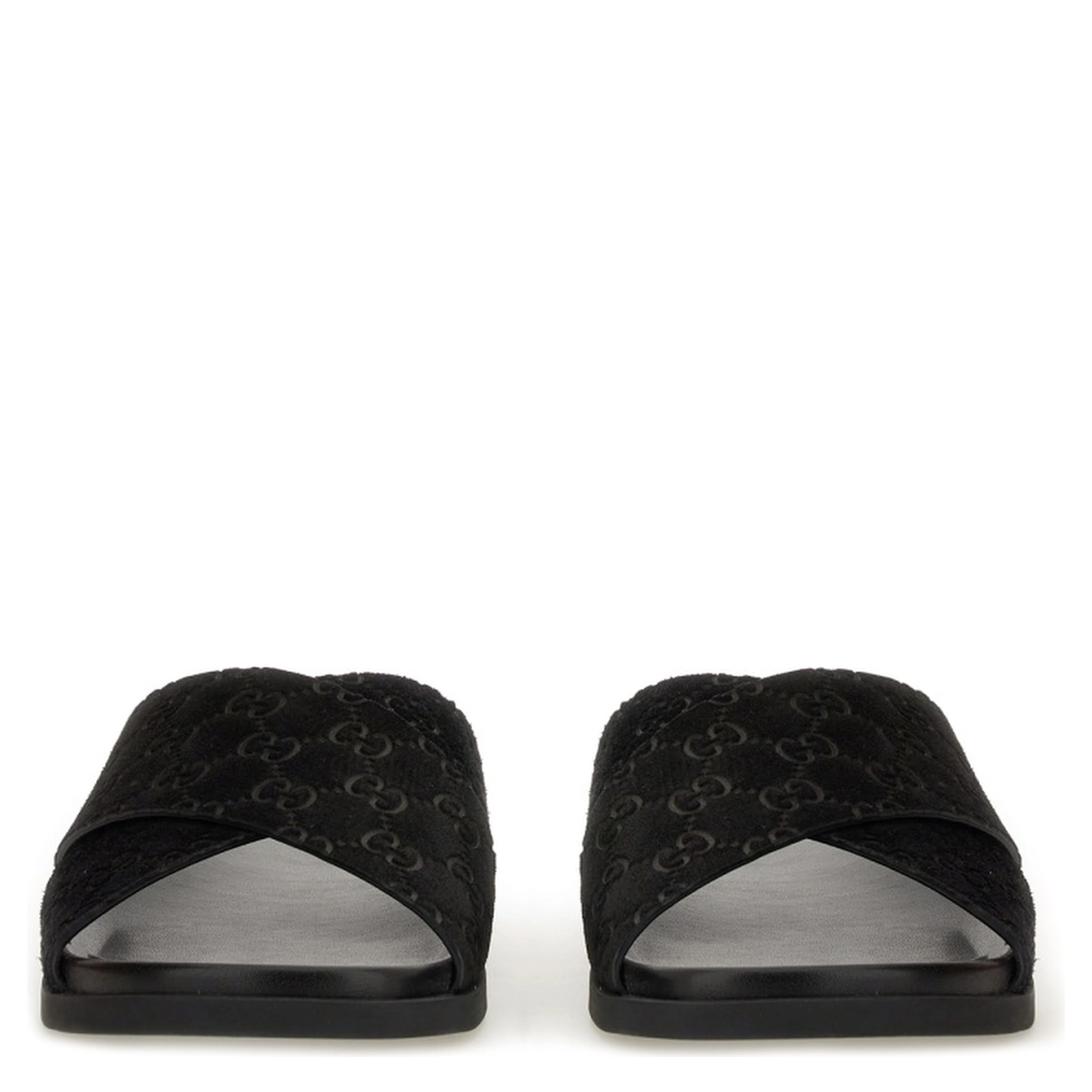 SANDAL SLIDER WITH GG PATTERN