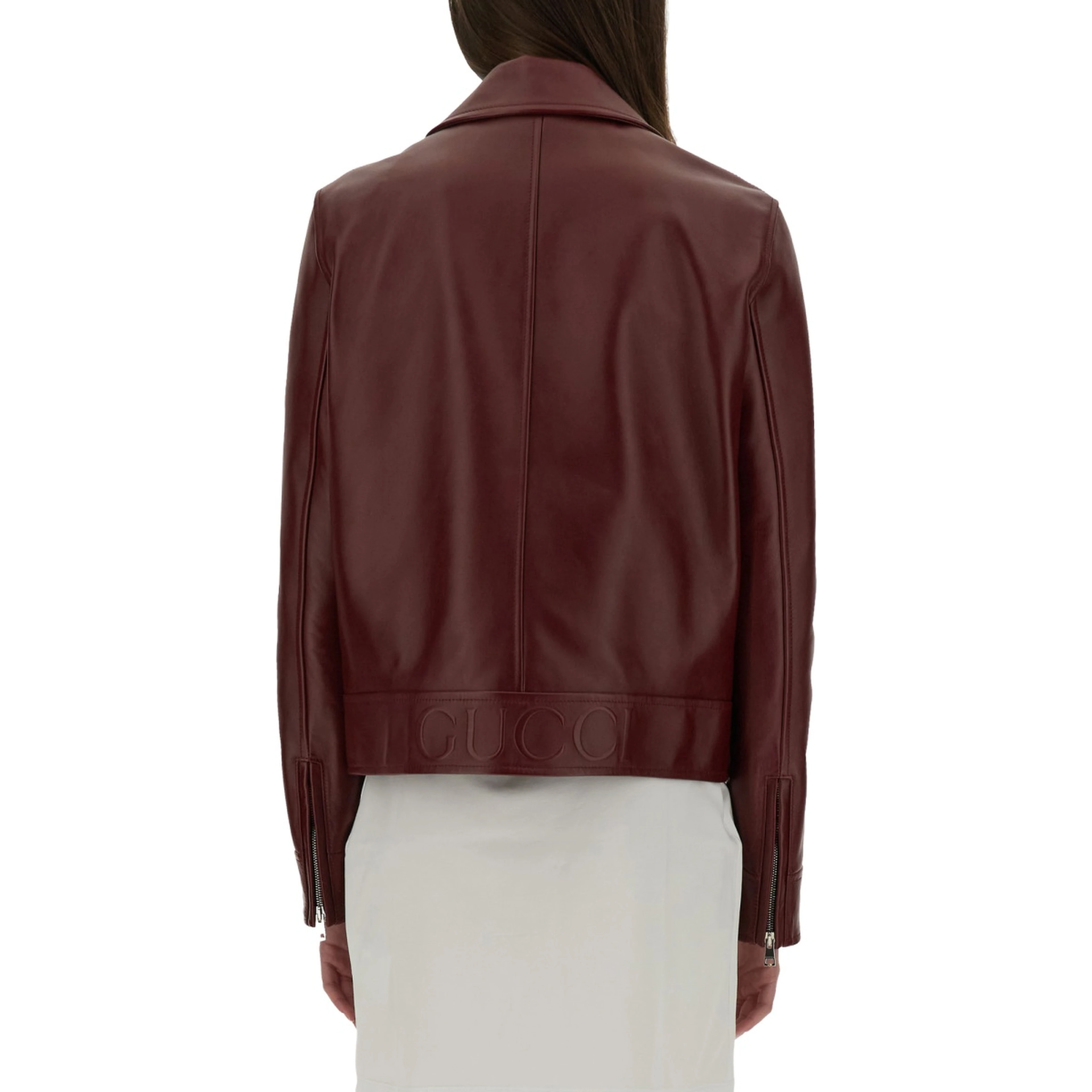 LEATHER BIKER JACKET