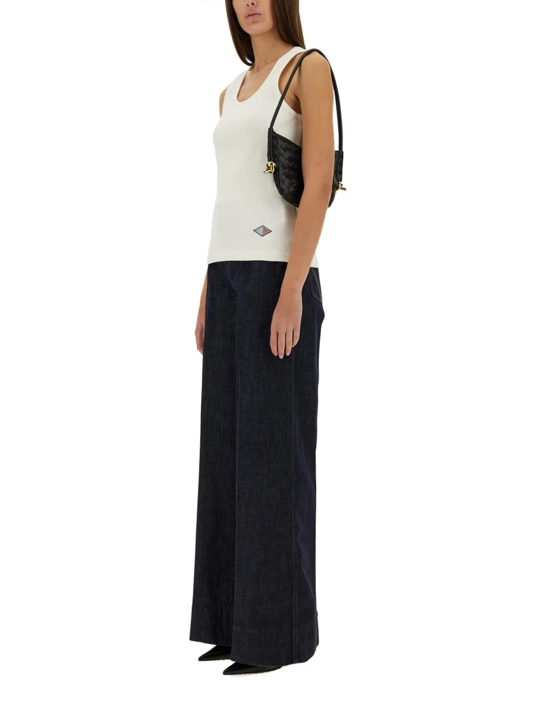 RIBBED COTTON JERSEY TOP alternative