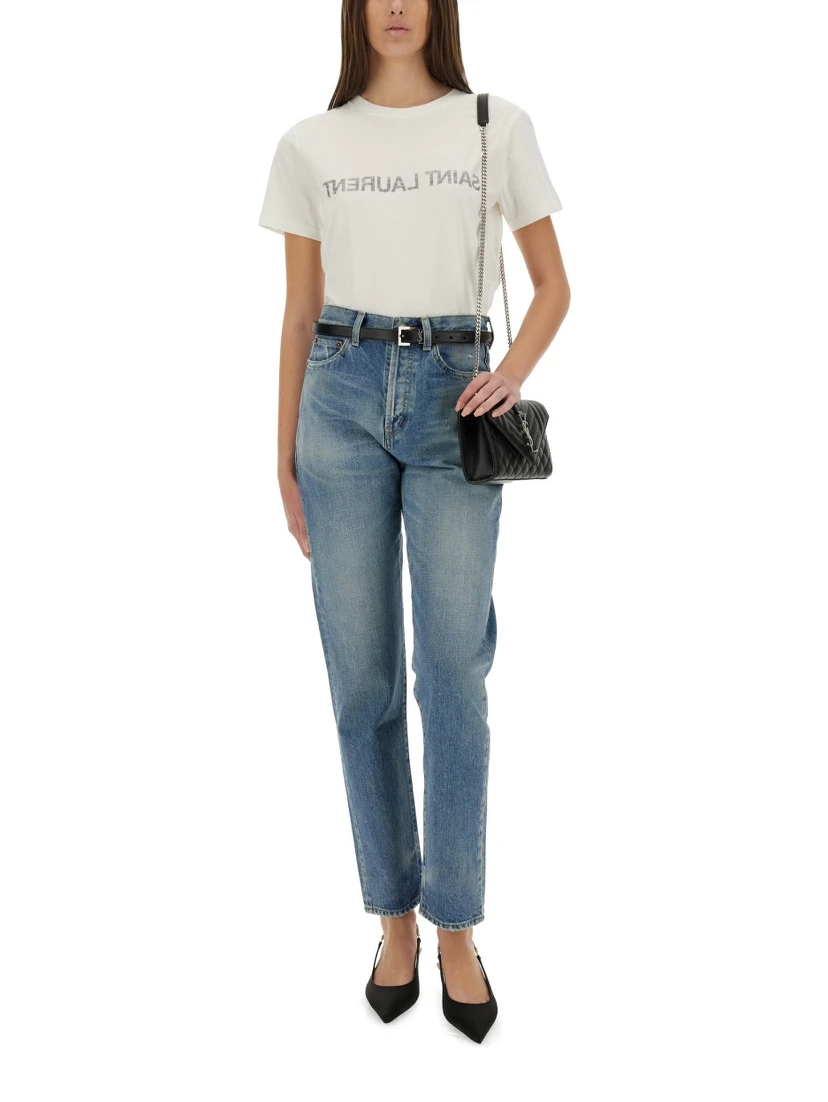 SAINT LAURENT REVERSE T-SHIRT