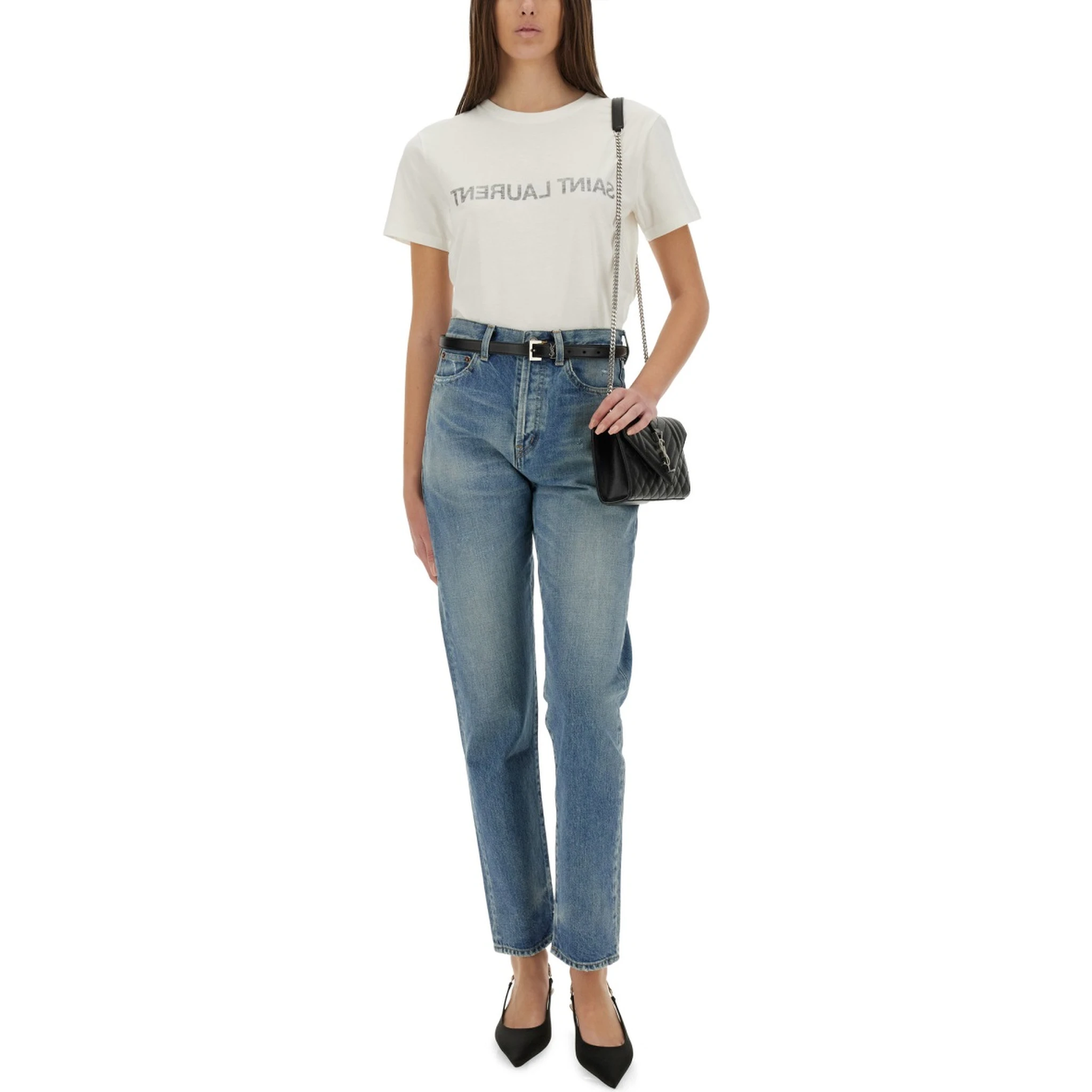 SAINT LAURENT REVERSE T-SHIRT