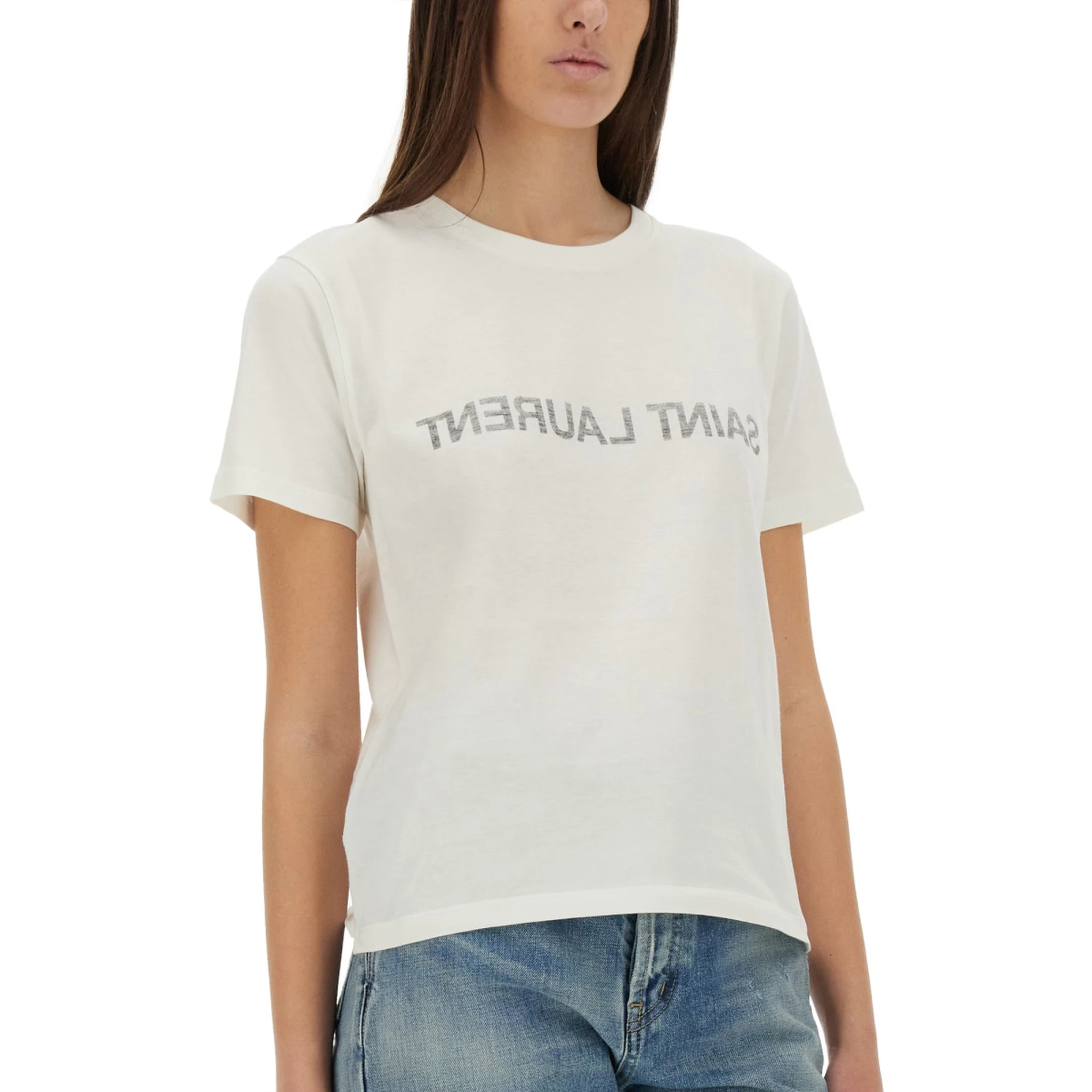 SAINT LAURENT REVERSE T-SHIRT