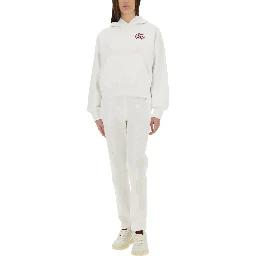 COTTON SWEATSHIRT WITH EMBROIDERY