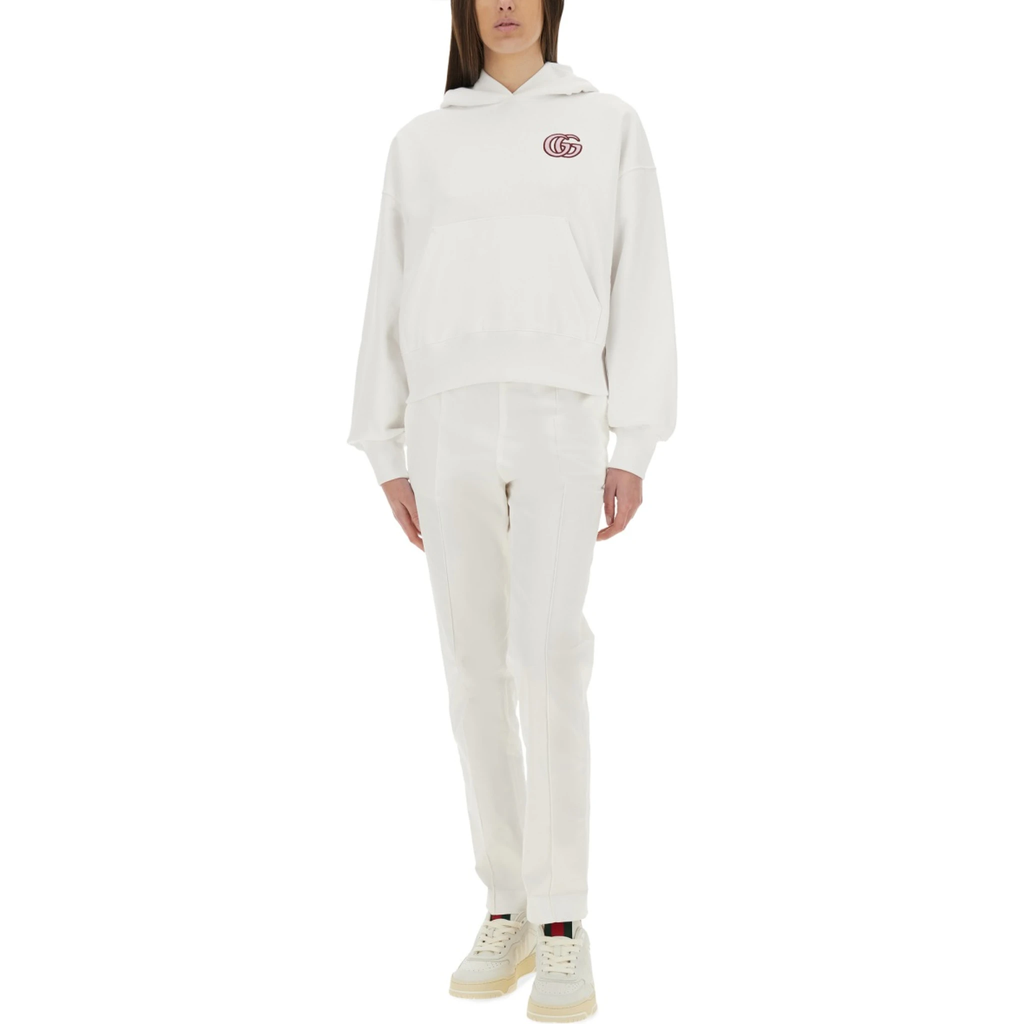 COTTON SWEATSHIRT WITH EMBROIDERY