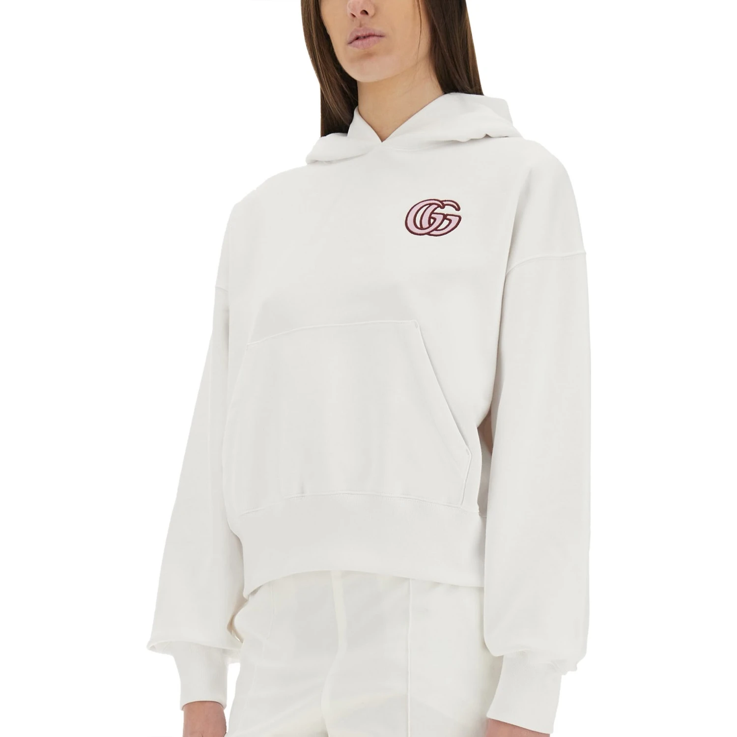 COTTON SWEATSHIRT WITH EMBROIDERY
