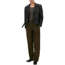 LEATHER BIKER JACKET