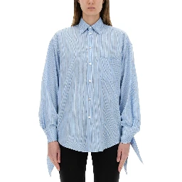 BLOUSE WITH KNOTTED CUFFS