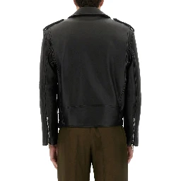 LEATHER BIKER JACKET