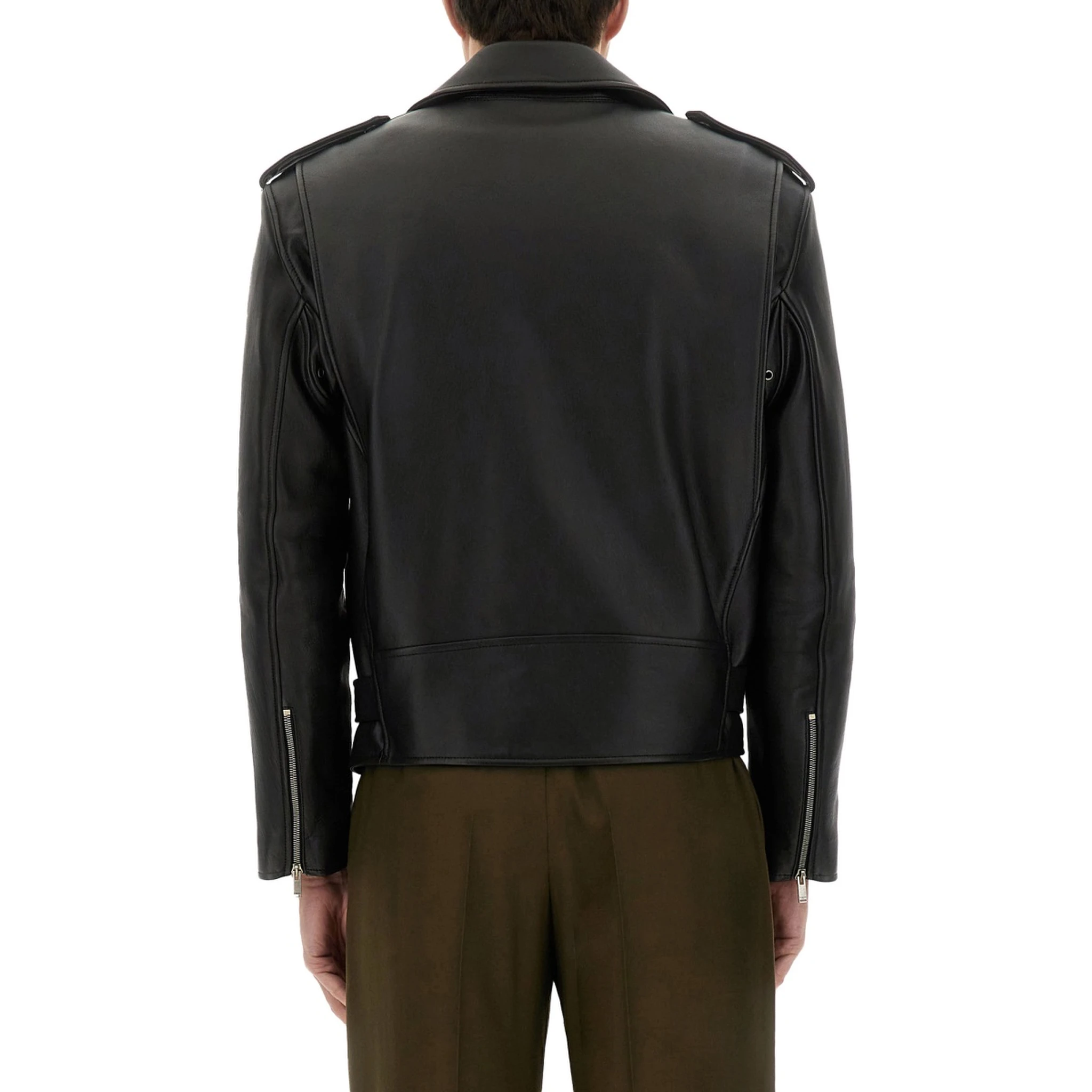 LEATHER BIKER JACKET
