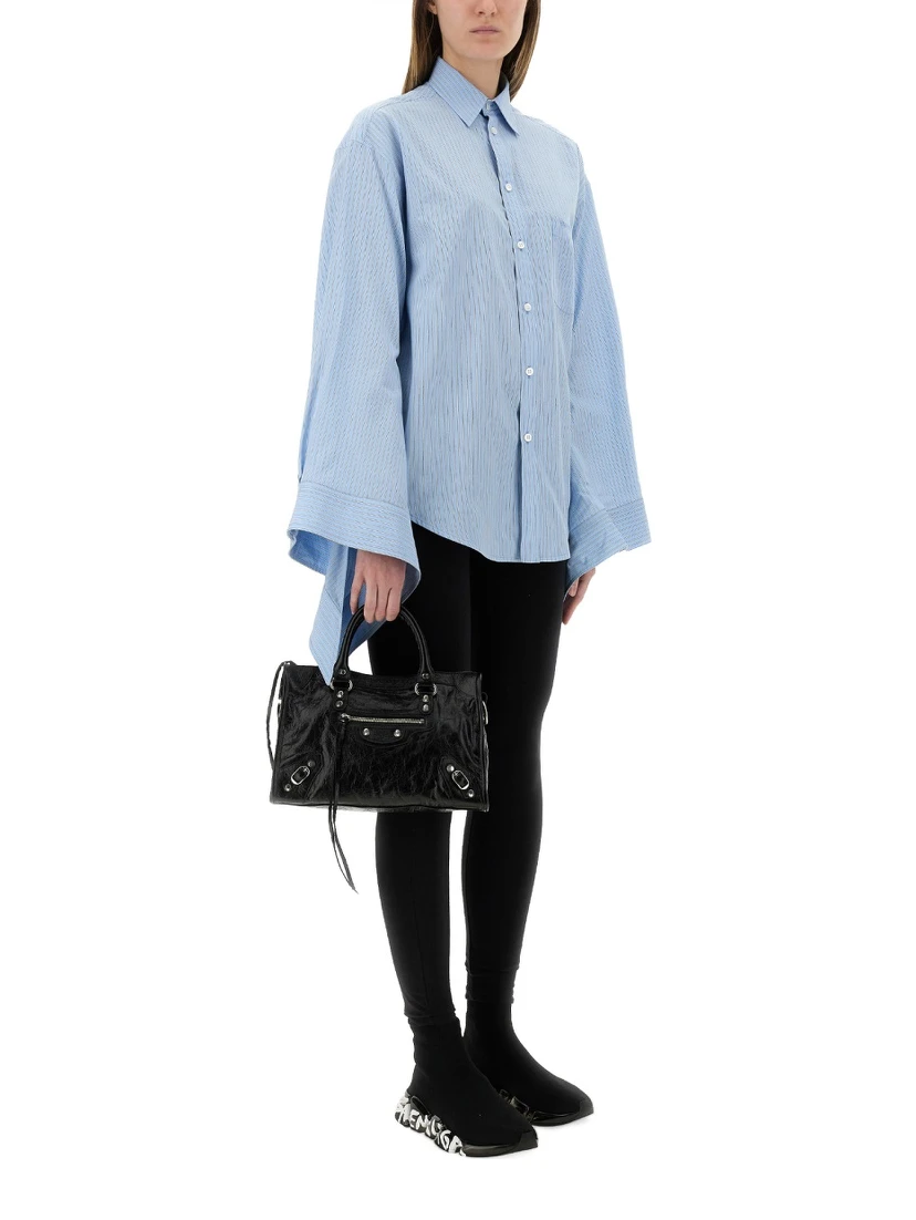 BLOUSE WITH KNOTTED CUFFS