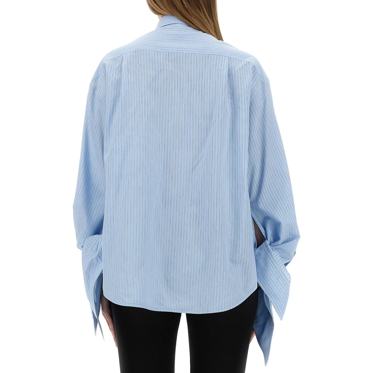 BLOUSE WITH KNOTTED CUFFS