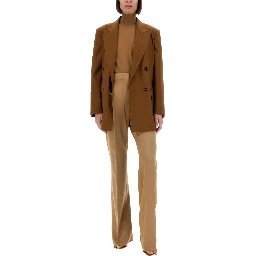 WOOL BLEND DOUBLE-BREASTED JACKET
