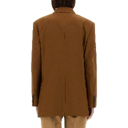 WOOL BLEND DOUBLE-BREASTED JACKET