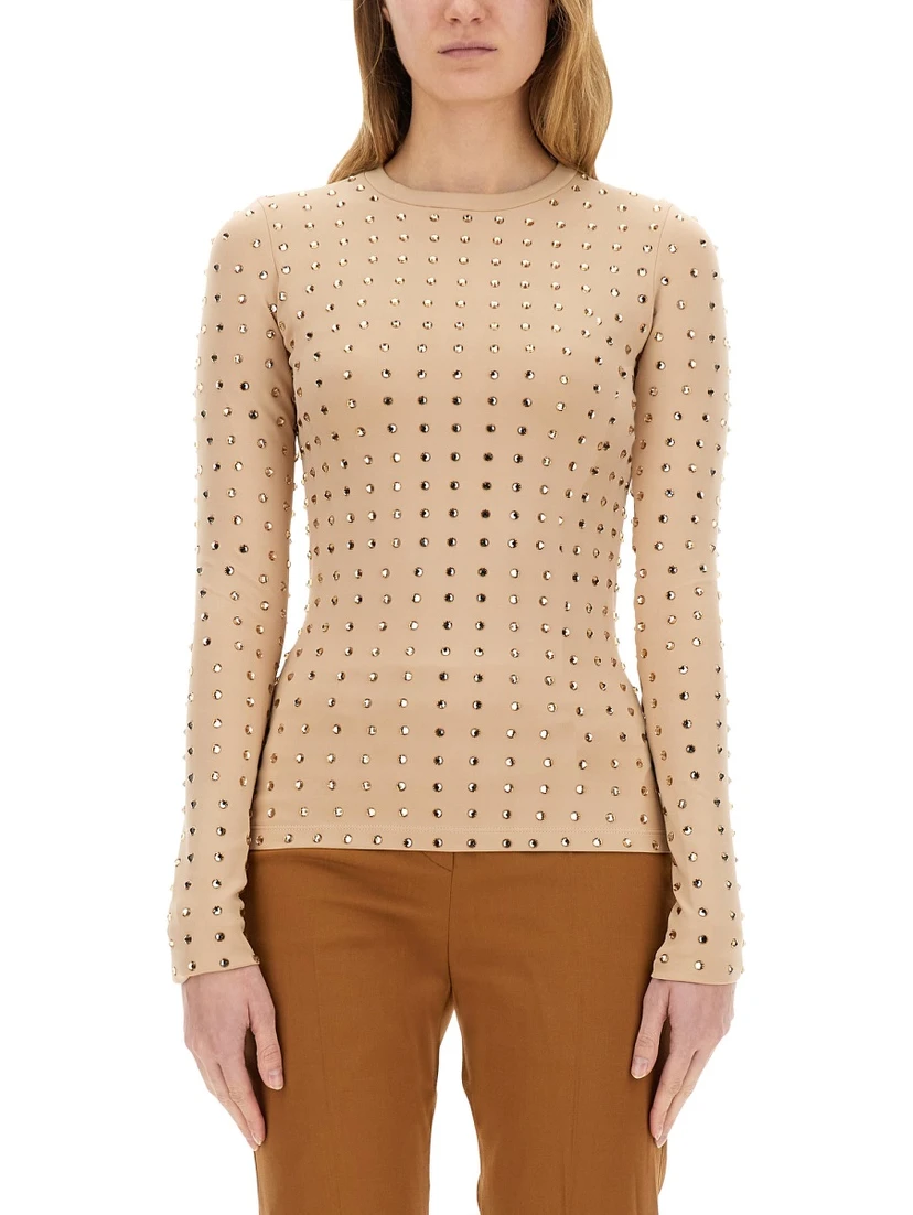 "NEGUS" TOP WITH CRYSTALS