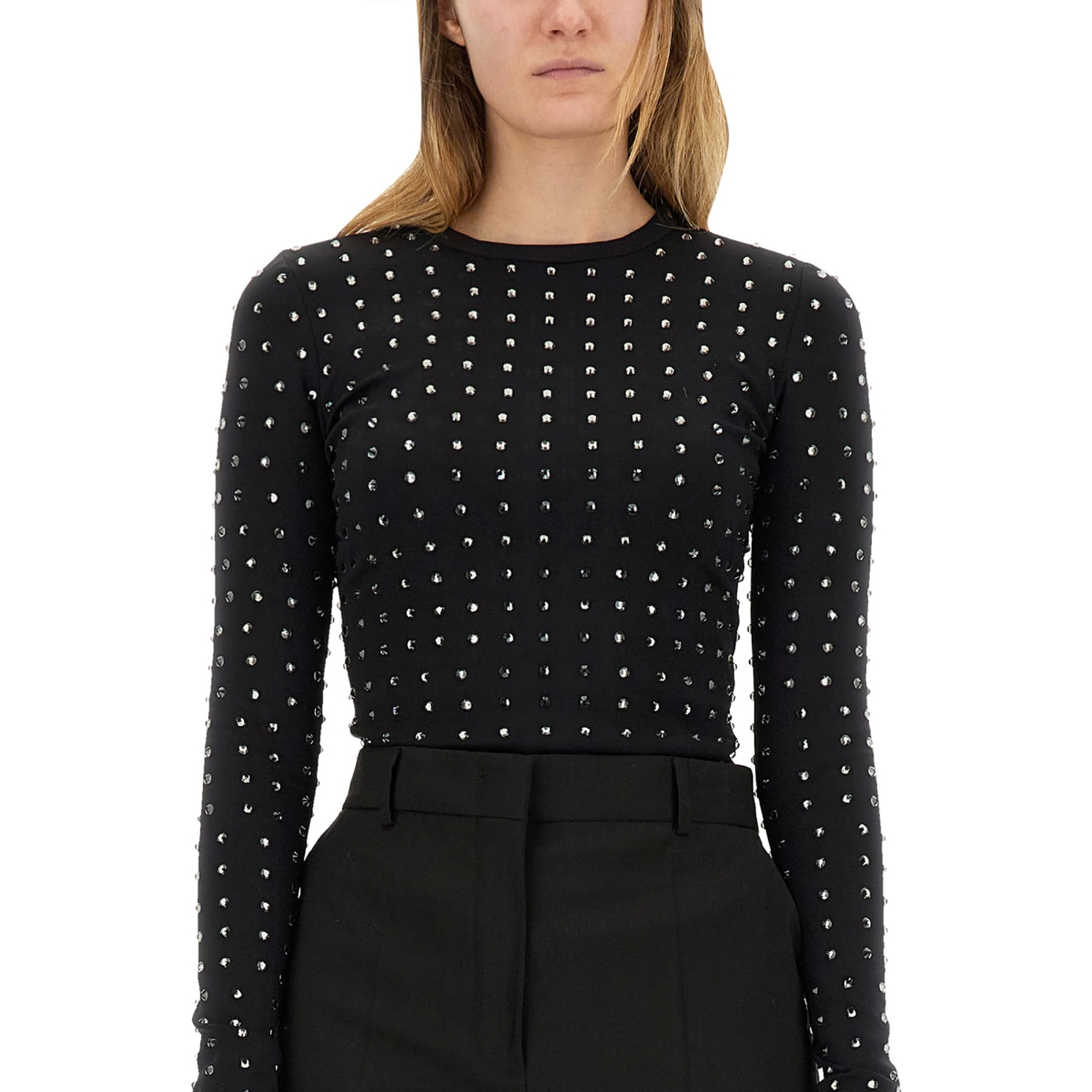 "NEGUS" TOP WITH CRYSTALS