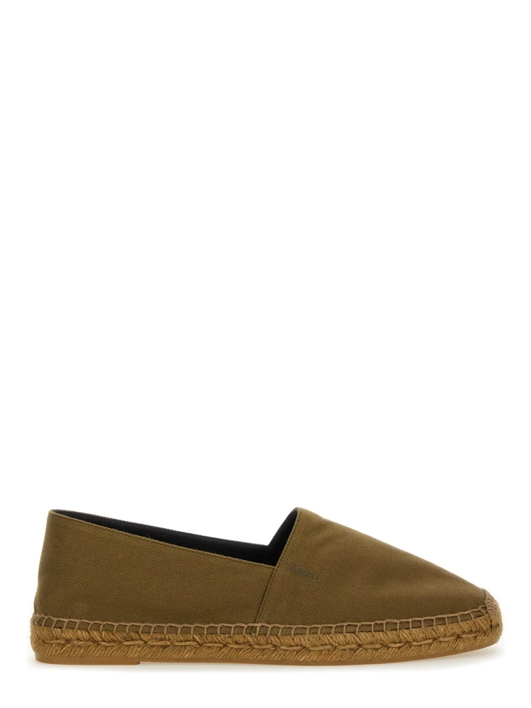 COTTON GABARDINE ESPADRILLE