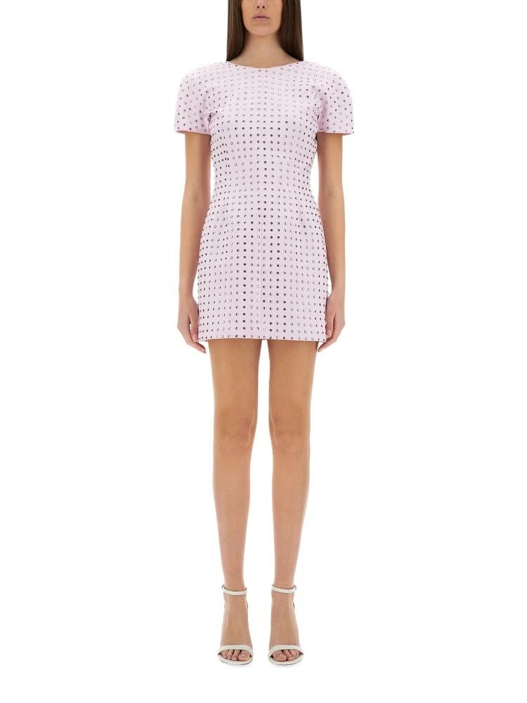 MINI DRESS WITH RHINESTONES