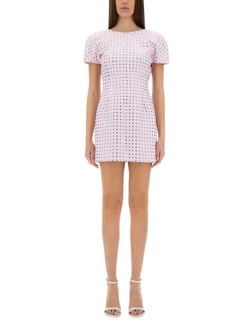 MINI DRESS WITH RHINESTONES