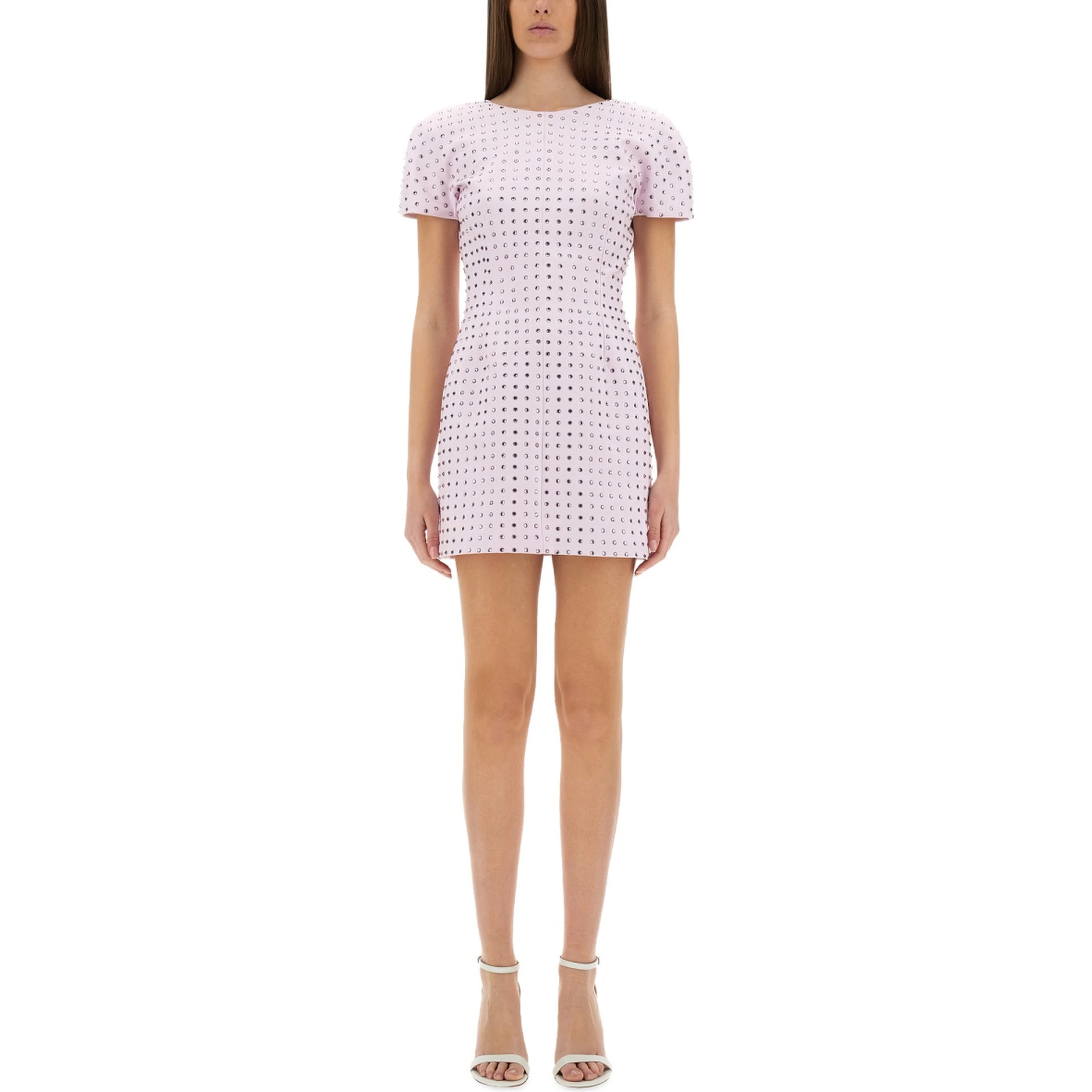 MINI DRESS WITH RHINESTONES