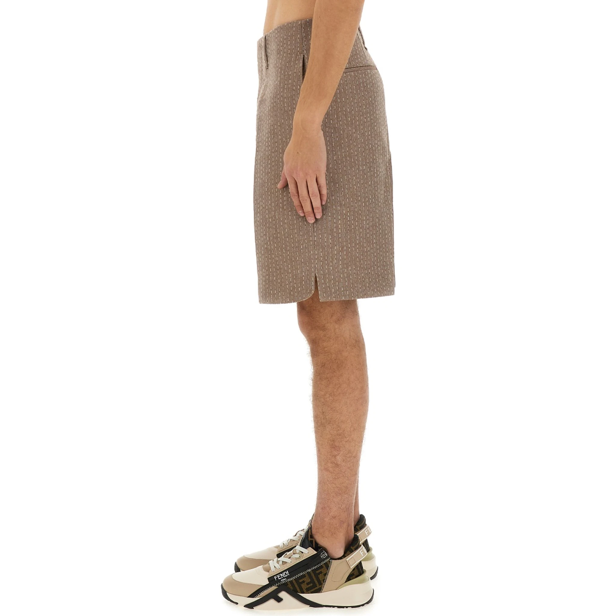 JACQUARD BERMUDA SHORTS