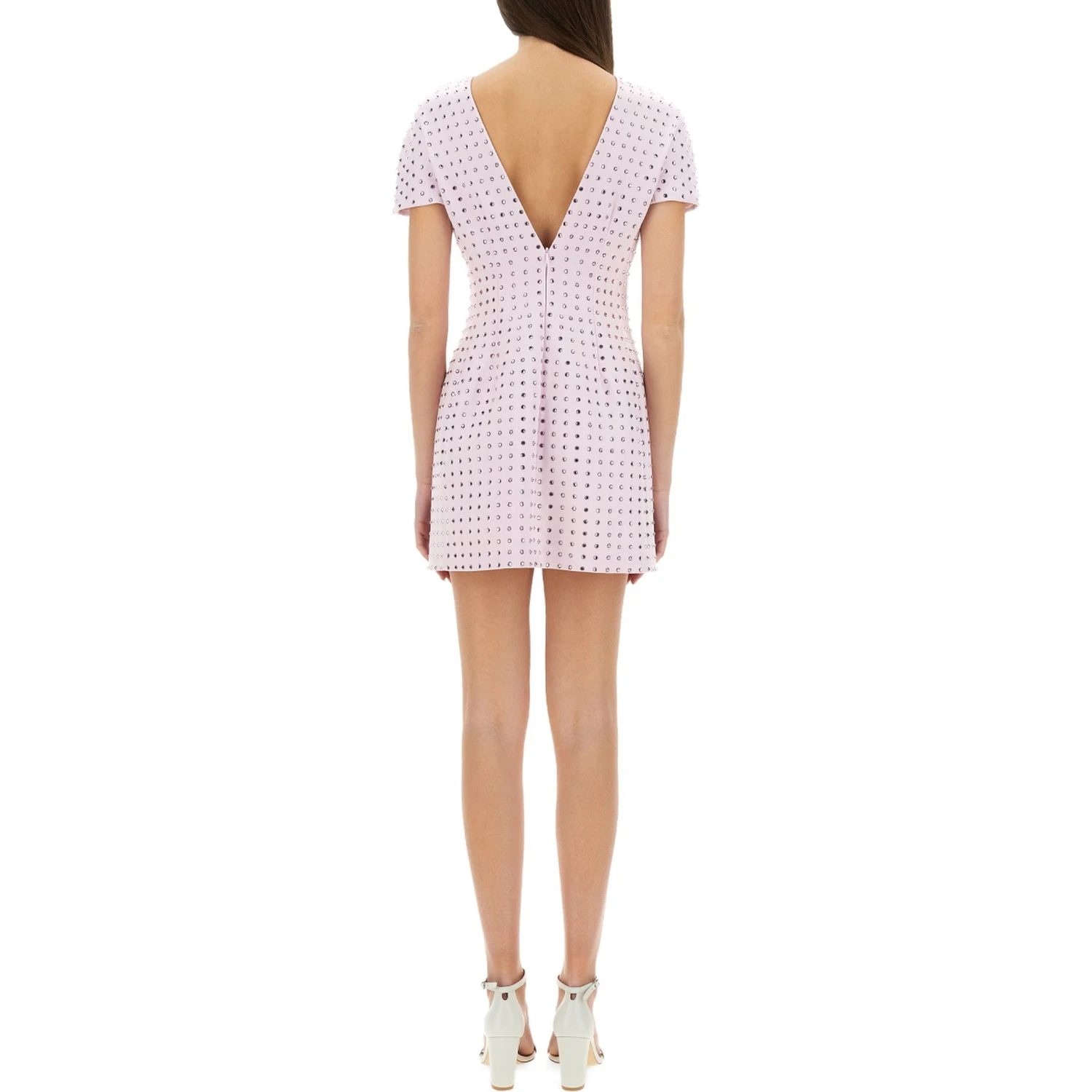 MINI DRESS WITH RHINESTONES