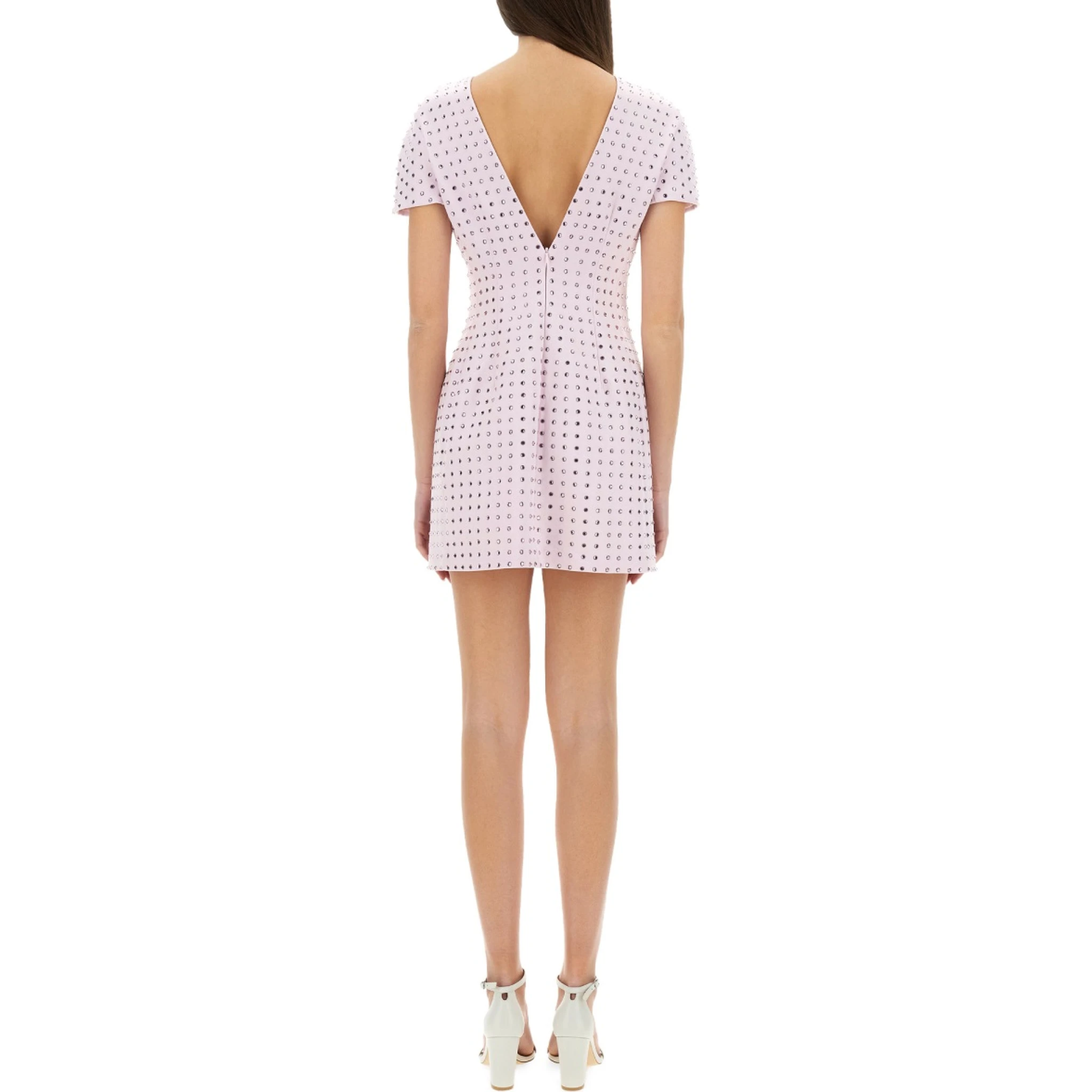 MINI DRESS WITH RHINESTONES
