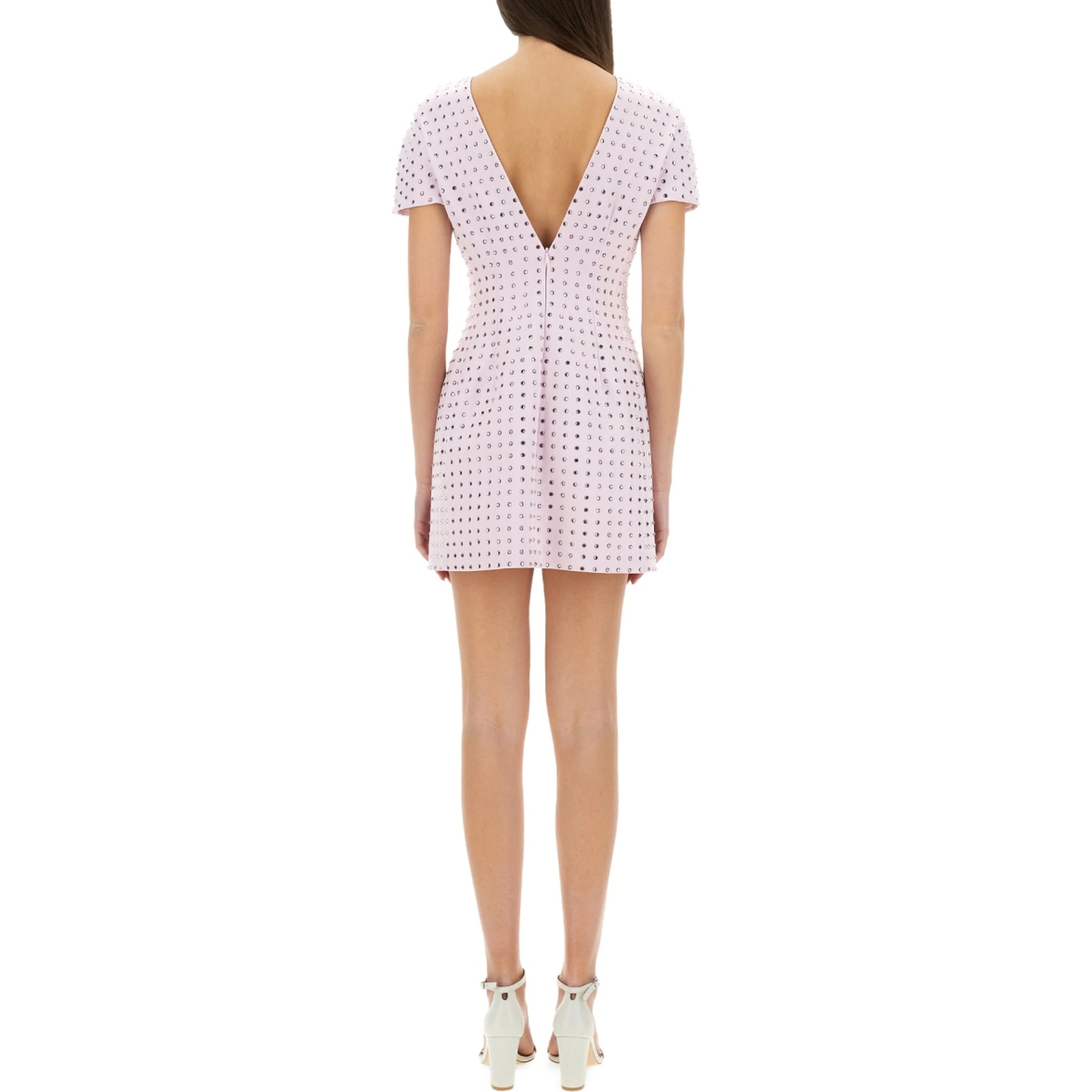 MINI DRESS WITH RHINESTONES