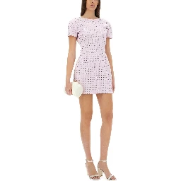 MINI DRESS WITH RHINESTONES