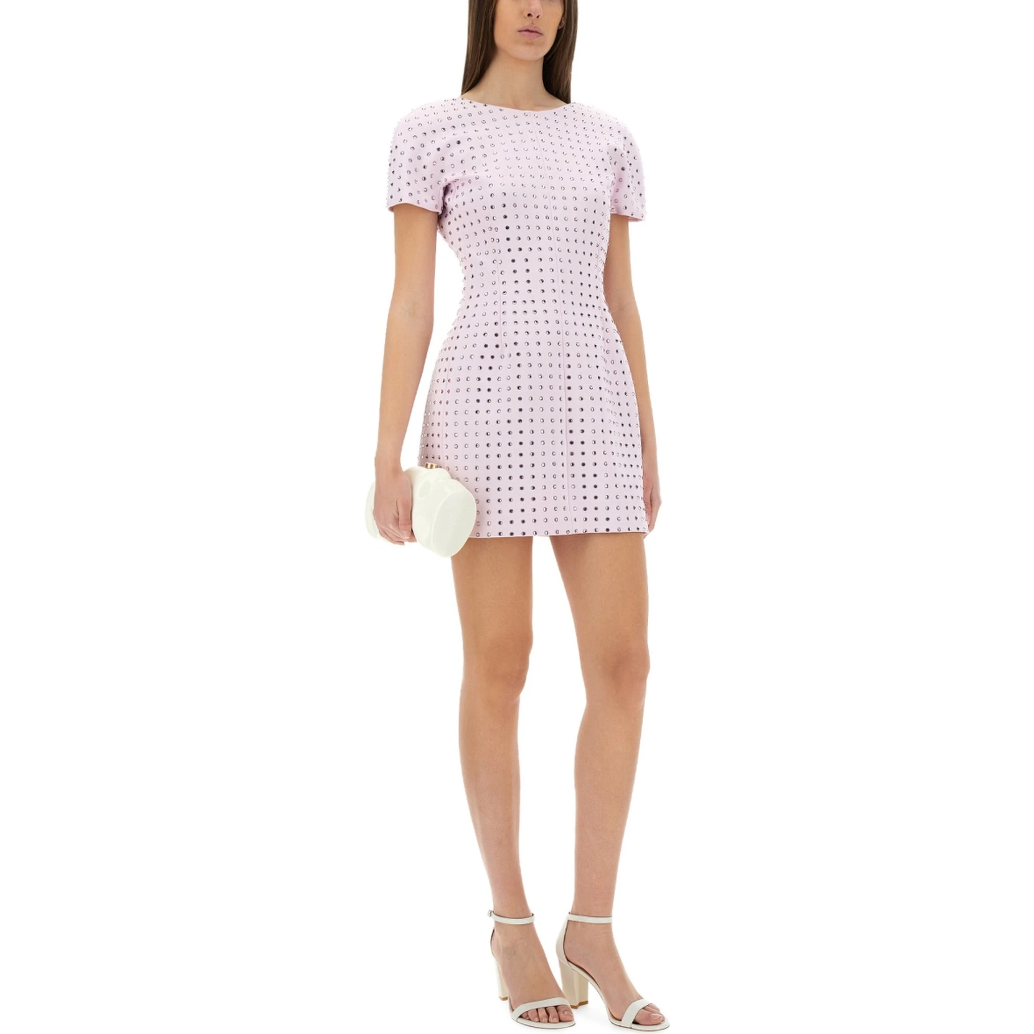 MINI DRESS WITH RHINESTONES