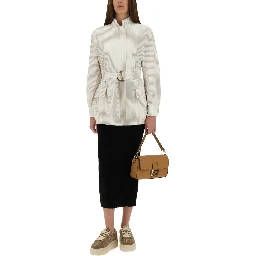 COTTON AND SILK BLOUSON