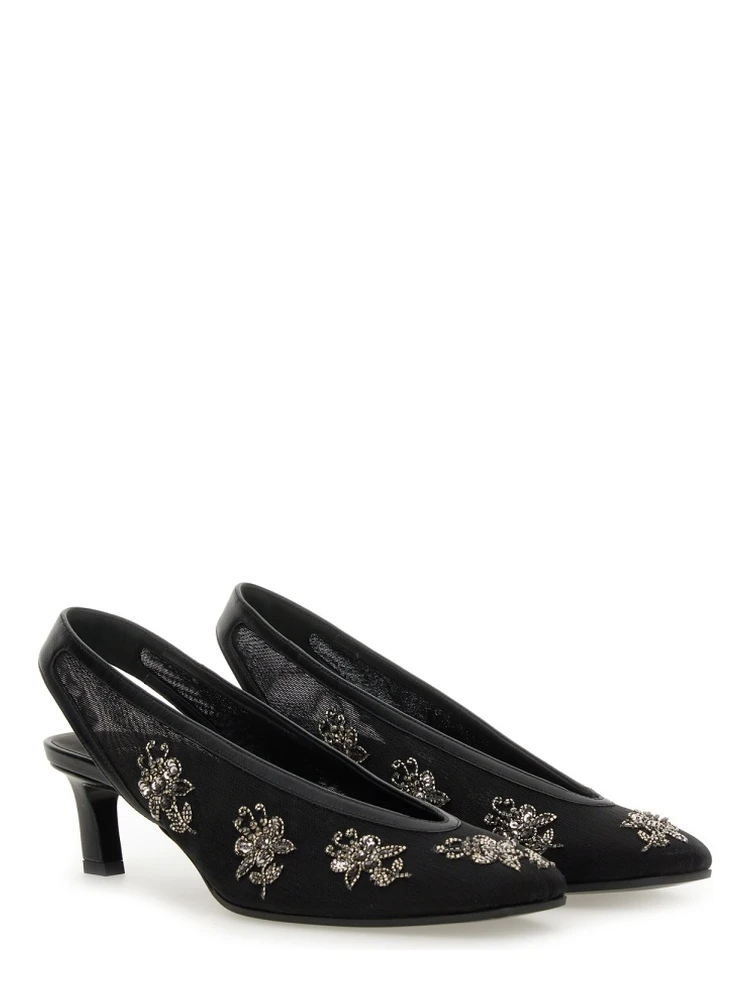 SLINGBACK WITH EMBROIDERY alternative