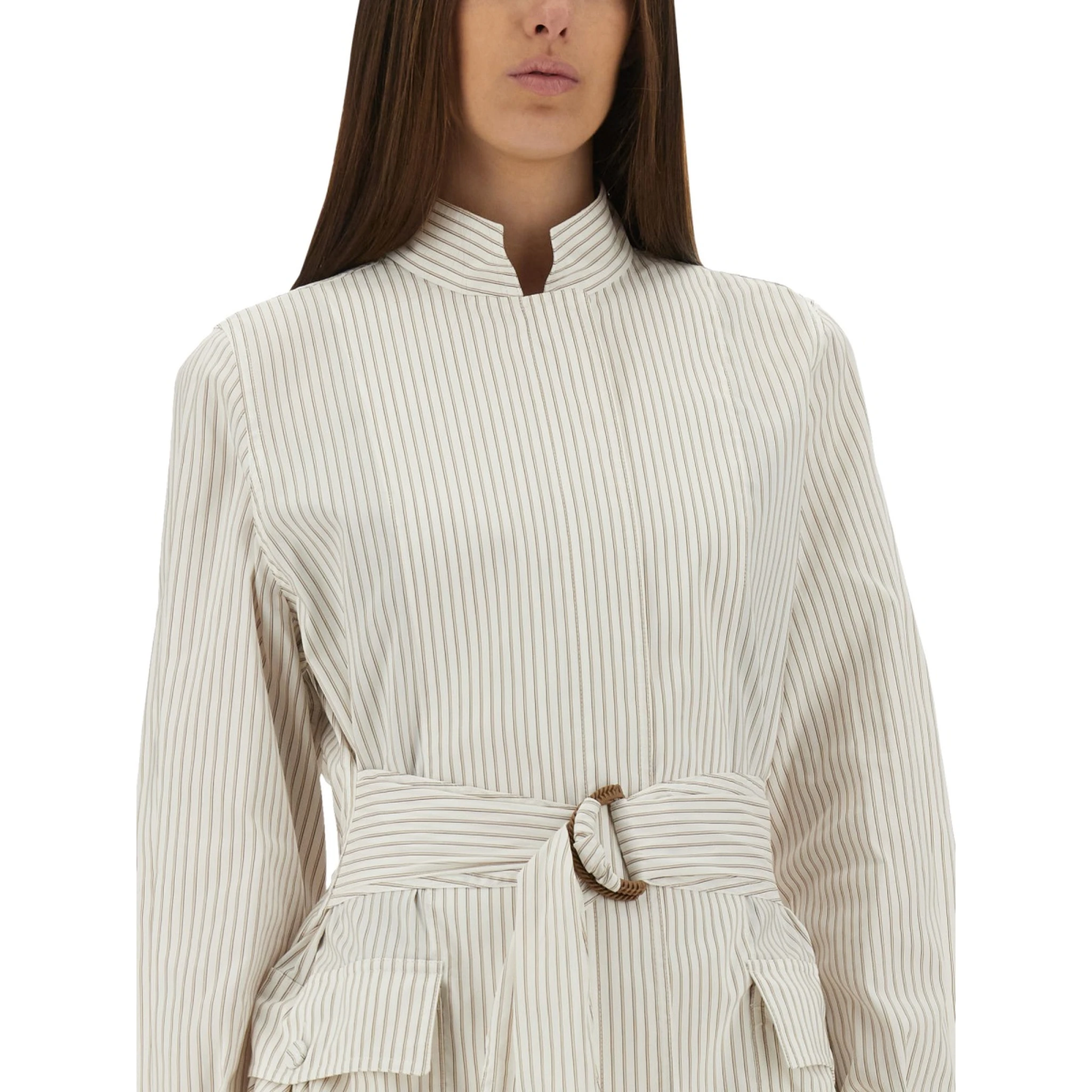 COTTON AND SILK BLOUSON